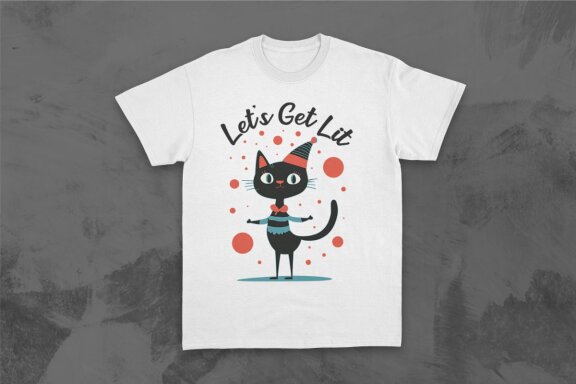 Retro Christmas Animal Celebration T-shirt Designs Bundle