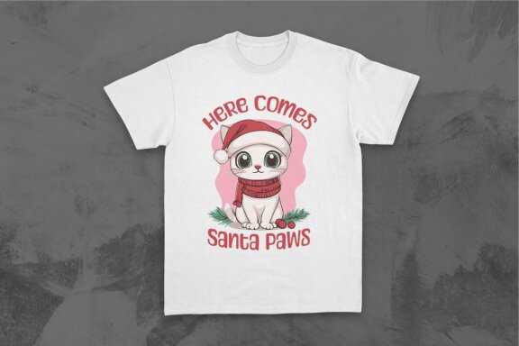 Retro Christmas Animal Celebration T-shirt Designs Bundle