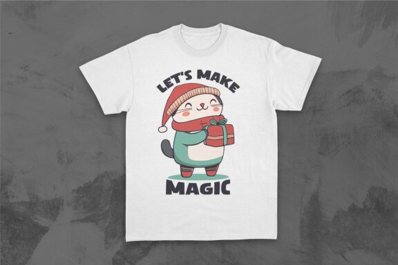 Retro Christmas Animal Celebration T-shirt Designs Bundle