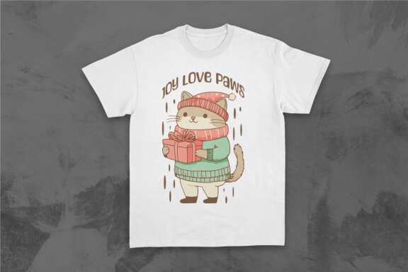 Retro Christmas Animal Celebration T-shirt Designs Bundle