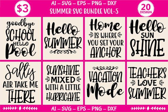 Summer SVG Bundle 