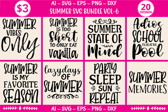 Summer SVG Bundle