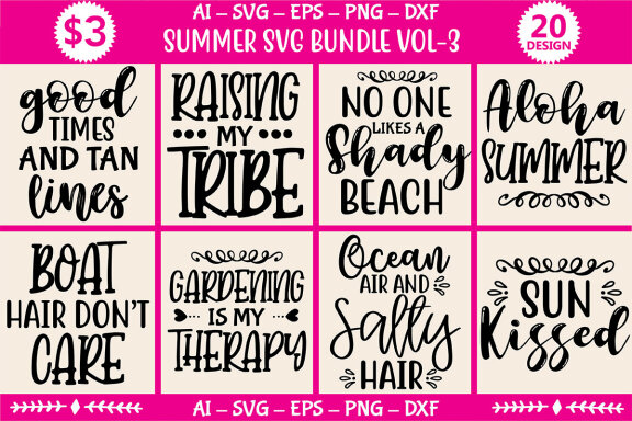 Summer SVG Bundle 
