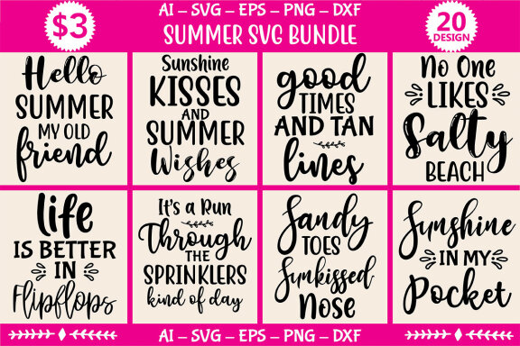Summer SVG Bundle