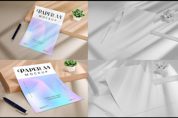 Paper A4 Mockup