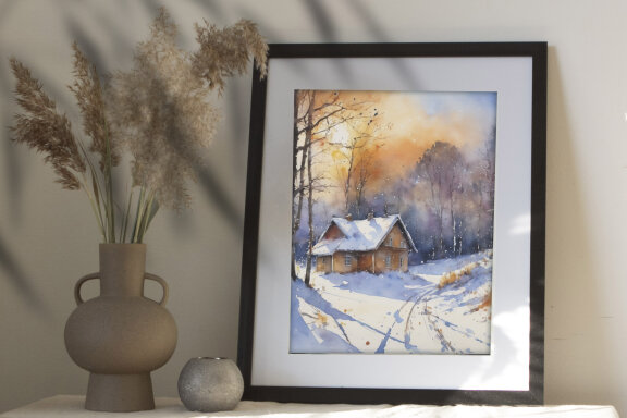 WINTER Watercolor Landscapes