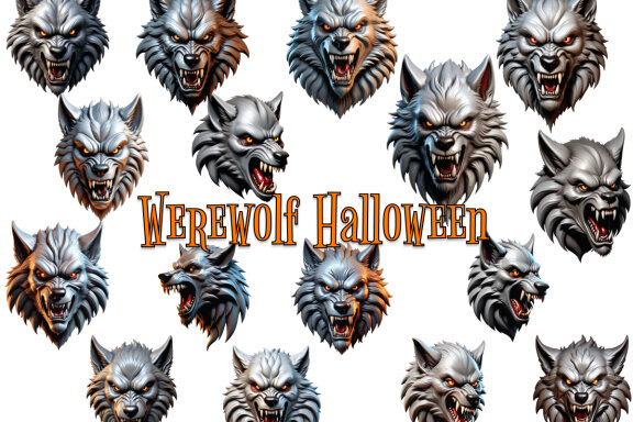 Werewolf Halloween Clipart