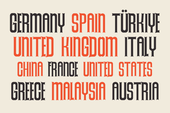 Hasclaw Harloth Highstem Display Font