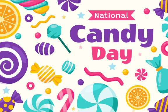 10 National Candy Day Illustration