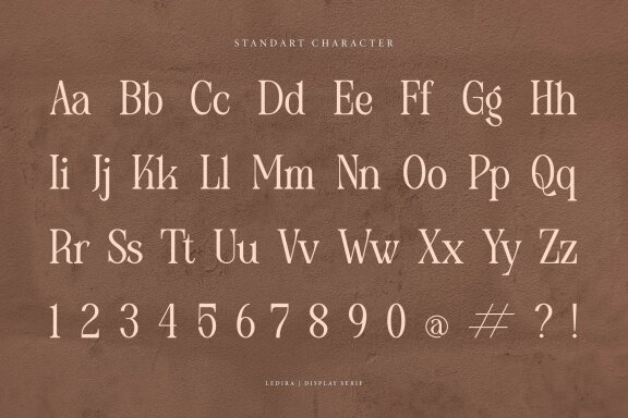 Ledira | Display Serif Font