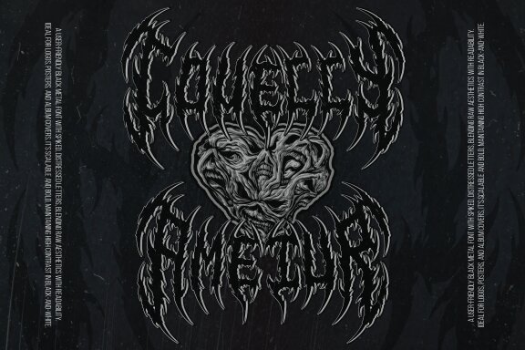 Agonaze | Black Metal Font