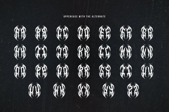 Agonaze | Black Metal Font