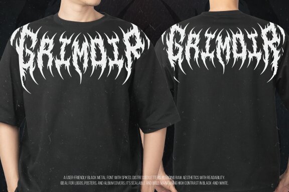 Agonaze | Black Metal Font