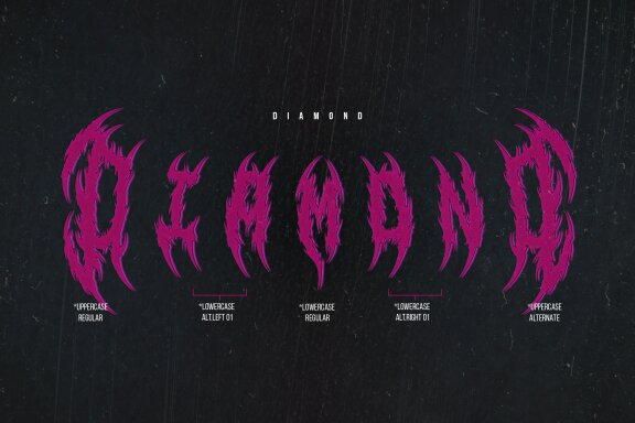 Agonaze | Black Metal Font