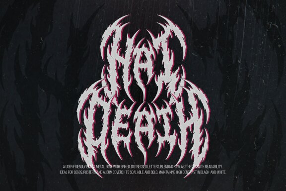 Agonaze | Black Metal Font