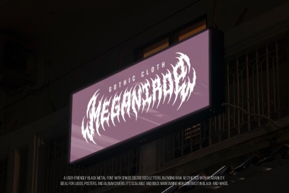 Agonaze | Black Metal Font