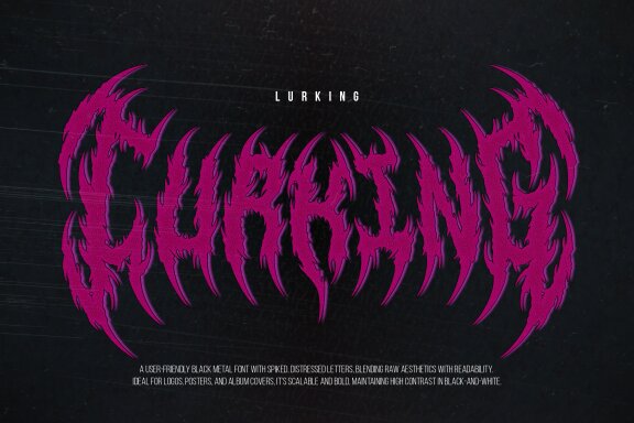 Agonaze | Black Metal Font