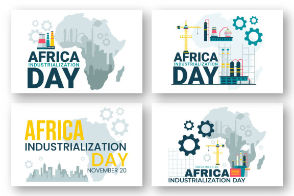 10 African Industrialization Day Illustration