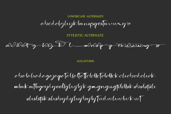 Allesha font