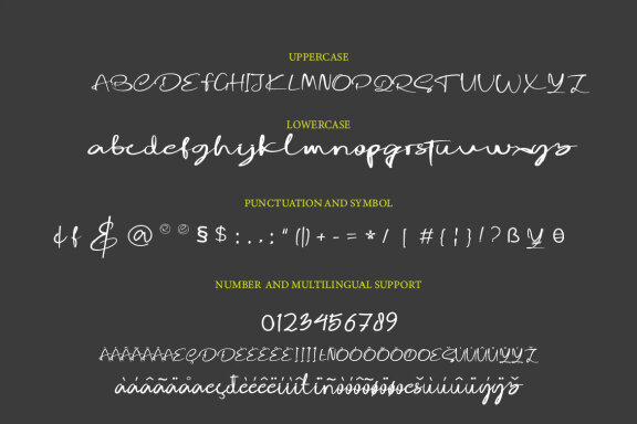 Allesha font