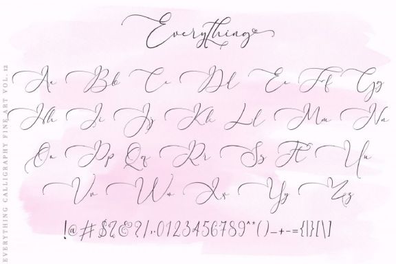 Everything Calligraphy
