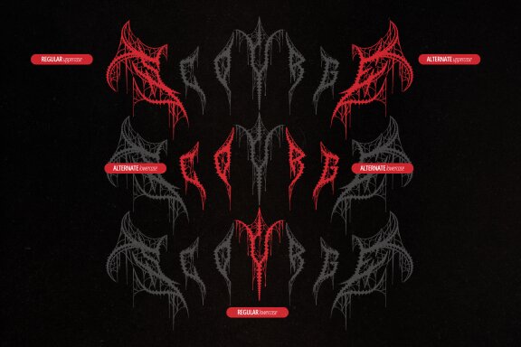 Scourge | Death Metal Font