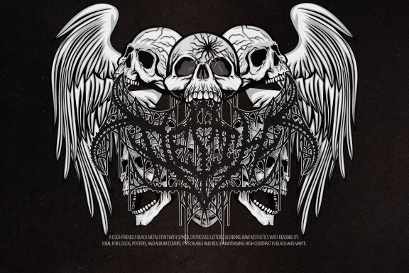 Scourge | Death Metal Font