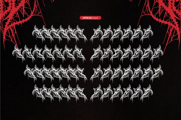 Scourge | Death Metal Font