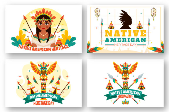 11 Native American Heritage Day Illustration