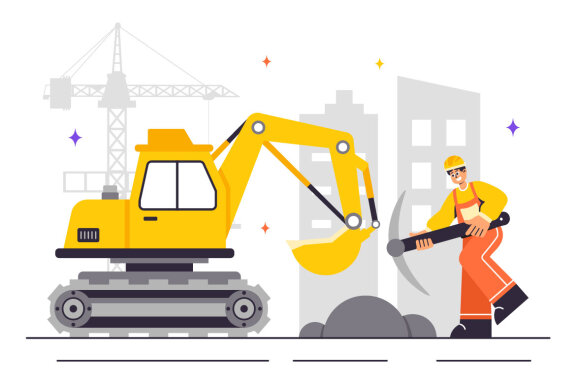 11 Mining Company Illustration