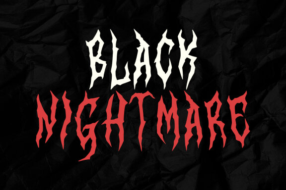 Lorque Black Metal Display Font