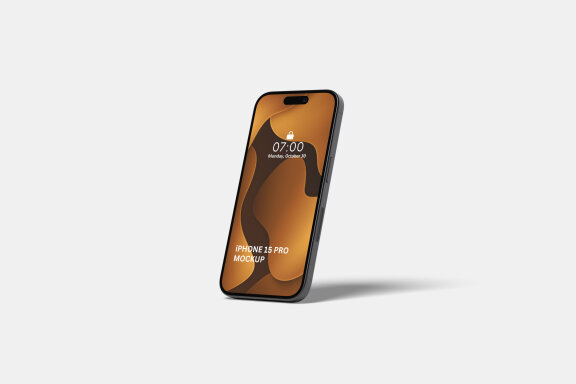 iPhone 15 Pro Mockup