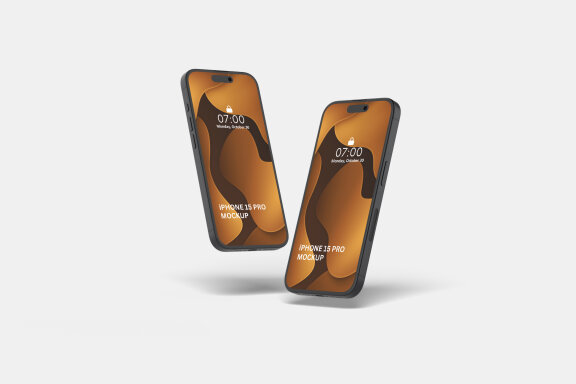 iPhone 15 Pro Mockup