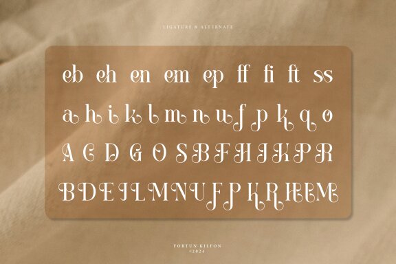 Fortun Kilfon | Modern Elegant Serif