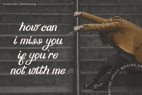 Bernady Neulion | Handwritten Script Font