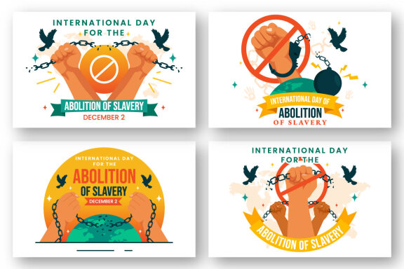 11 Abolition of Slavery Day Illustration