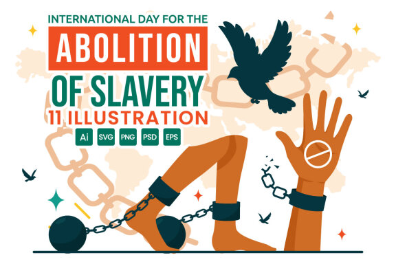 11 Abolition of Slavery Day Illustration