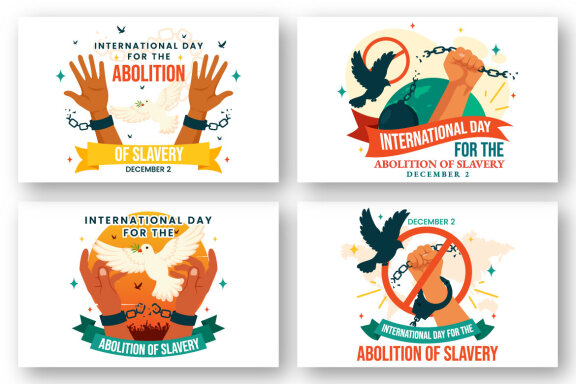 11 Abolition of Slavery Day Illustration