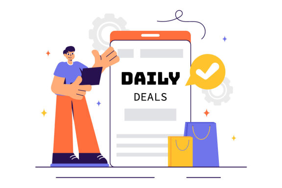 11 Daily Deals FREE Illustrations