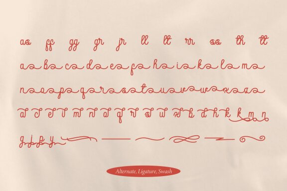 Coutalline | Monoline Script