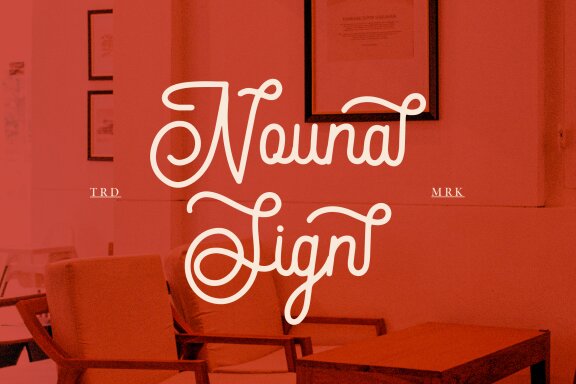 Coutalline | Monoline Script