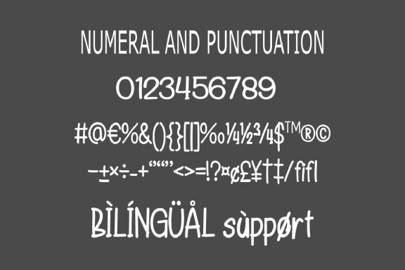 Dimension font