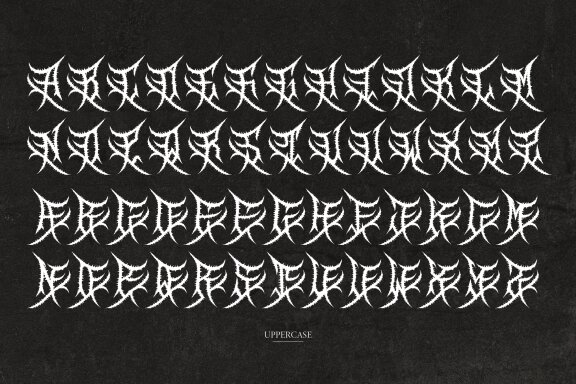 Furygore | Death Metal Font