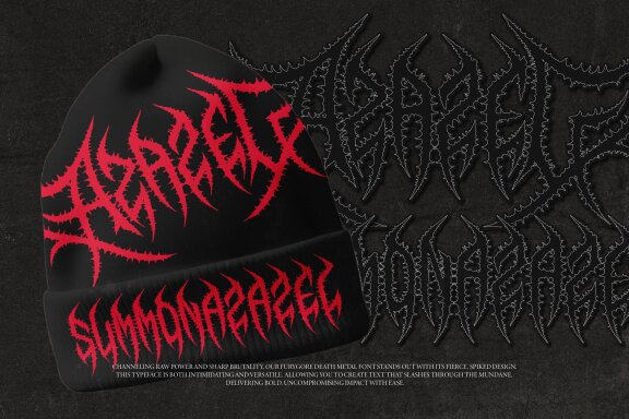 Furygore | Death Metal Font