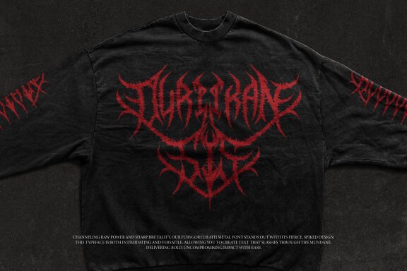 Furygore | Death Metal Font