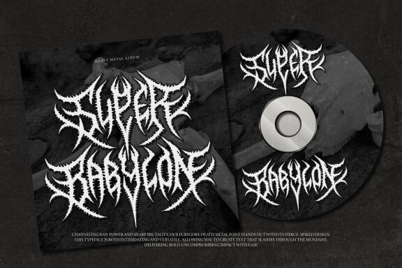 Furygore | Death Metal Font