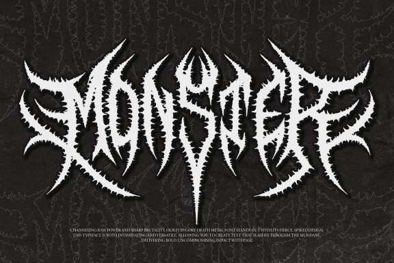 Furygore | Death Metal Font