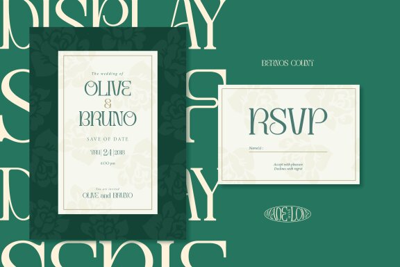 Bernos Count | Display Serif Font