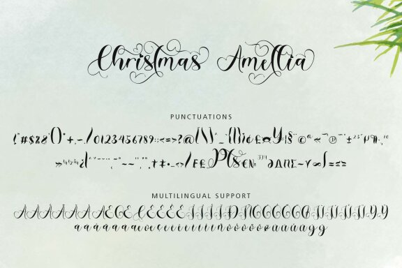Christmas Amellia FREE Script