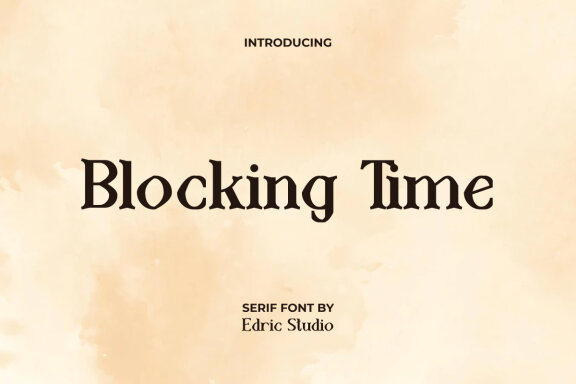 Blocking time